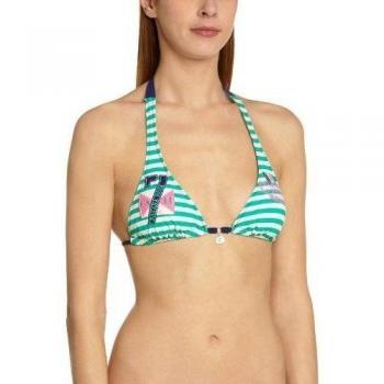 Banana Moon Boating Divo - Parte superior del bikini para mujer, talla 42, color verde