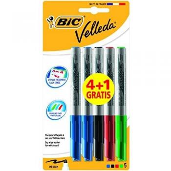 BIC Rotulador Bic Velleda Board 14Mm 4+1