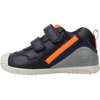 Zapatos Biomecanics Deportivos para Bebés | Primeros Pasos | Doble Velcro | Cómodos y Resistentes | Color Azul Marino