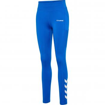 Hummel Women's Mid-High Chipo Leggings in Lapis Blue XS