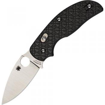 Spyderco Sage 3, Black CF/G-10 Laminate Handle, Plain