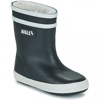 Botas de Nieve y Lluvia para Niña Aigle Baby Flac Fur 2, Azul Marino con Forro
