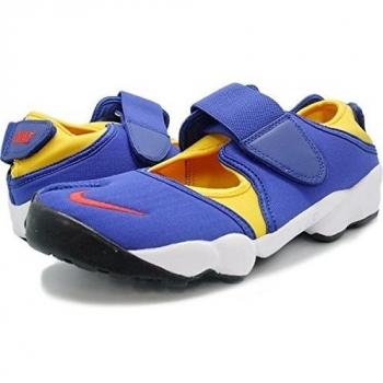 Nike Air Rift QS Zapatillas de running, Niños, Azul / Amarillo / Naranja, 36 1/2