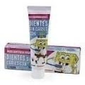 Kin Bob Esponja Pasta Dentrífica Intantil Sabor Fresa 2+Años 50 ml.