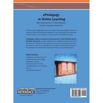 ePedagogía en Aprendizaje Online: Nuevos Desarrollos en Interacción Humano-Computadora Mediados por la Web (Fuente de Referencia Premier)