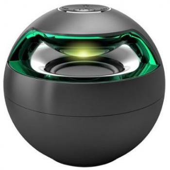 TBS®2510 Altavoz Bluetooth Portátil con Micrófono y Luces LED Altavoz Inalámbrico Compatible con iPhone, Samsung Galaxy, Nokia, HTC, Blackberry, Google, LG, Nexus, iPad, Tabletas etc-Negro