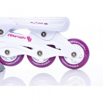 TEMPISH Rebel Now Patines para Exterior Ruedas en Línea con Ajuste de Talla, Unisex Niños, Blanco, 23.3-25 cm