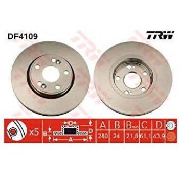 TRW Automotive AfterMarket DF4109 Brake Disc