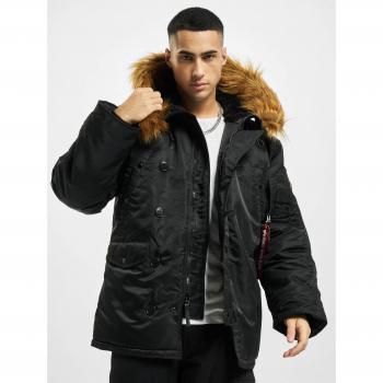 Alpha Industries N3B Black Winter Jacket for Men