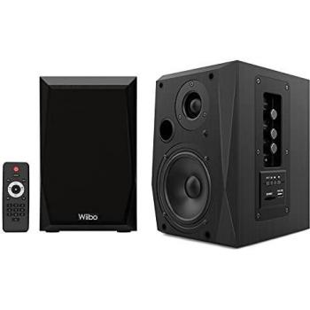 Wiibo Neo 50 Altavoces Estantería Bluetooth Activos 50W. Pareja Negro