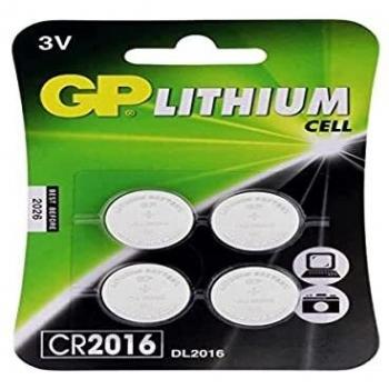 GP BATTERY 0602016C4 1X4 GP CR 2016 0602016C4