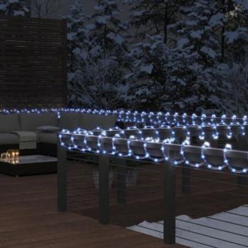 Tira de luces LED blanco frío PVC 20 m con 480 LEDs