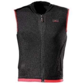Black Canyon - Chaleco protector para jóvenes y adultos negro blanco / rojo Talla:140