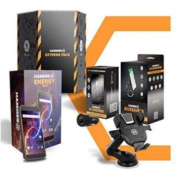 MYPHONE Hammer Extreme Pack Iron 3 LTE Negro Naranja MÓVIL 4G Resistente IP68 Dual SIM 5.45'' IPS HD OCTACORE 32GB 3GB RAM CAM 13MP Selfies 5MP