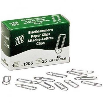 Grapas de Metal Galvanizadas DURABLE 26 mm - Paquete de 100 Piezas