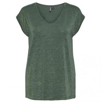 Pieces Billo Women's Striped T-Shirt with Lurex Detail