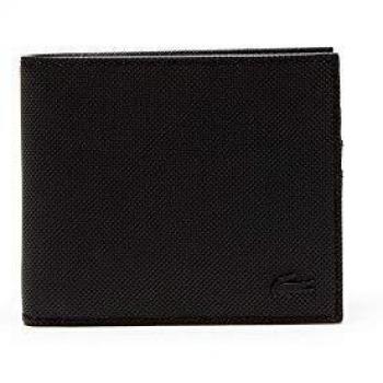 Lacoste NH2309HC, s Moneda Billetera para Hombre, Noir, Talla única