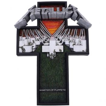 Metallica decoración mural master of puppets 32 cm