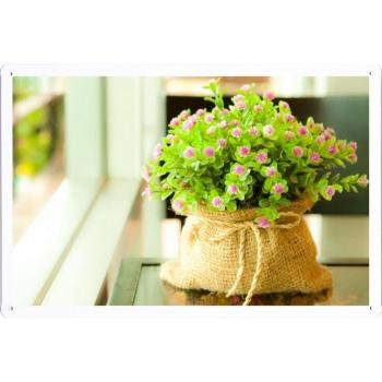 Metal cartel Cartel de chapa Hojalata sesión Flower Tin Sign Flowers Small Green Bag Tie 34388 Retro Vintage Pared Decoración by hamgaacaan