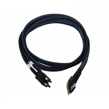 Cable Serial Attached SCSI (SAS) Microchip Technology 2304800-R 0,8 m Negro