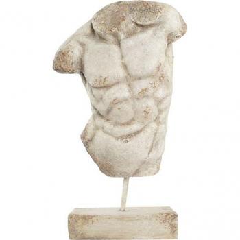 Escultura decorativa de busto neoclásico en color blanco - Figura elegante para el hogar