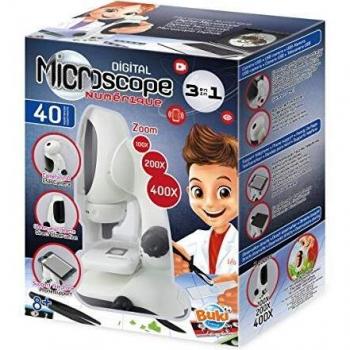 Buki France- Microscopio Video 3 en 1, Color