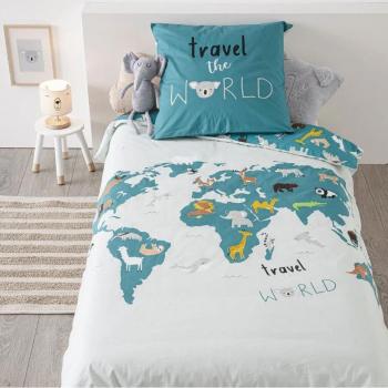 Juego De Cama Infantil Mapa Del Mundo ATMOSPHERA