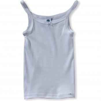 Top básico sin mangas para niñas Sanetta - Blanco, pack de 1