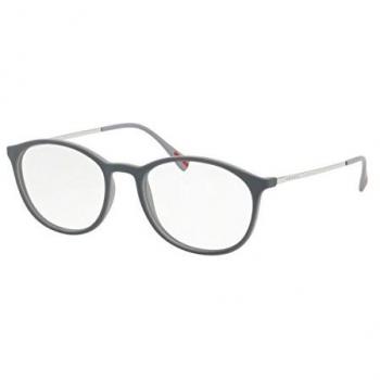 Prada Linea Rossa 0PS 04HV, Monturas de Gafas para Hombre, Dark Grey/Light Grey Rubber, 53
