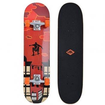 Monopatín Schildkröt Funsports Kicker 31 (clásico) Madera de arce Multicolor