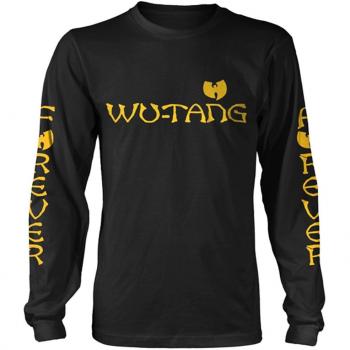Wu Tang Clan Logo Manga larga Negro M [Italia]