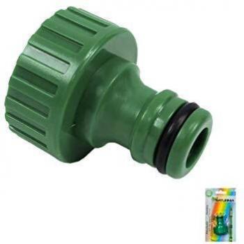 Adaptador Manguera Plastico 3/4 hembra Blister