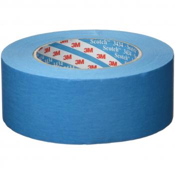 3M Scotch Cinta adhesiva resistente al agua, color azul, 50 mm x 50 m, 1 unidad