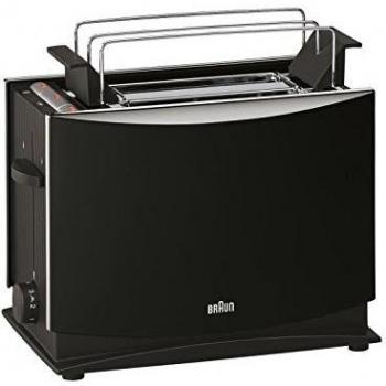 BRAUN HT450 BK Grille-pain + Réchauffe-viennoiserie - Noir - 950W