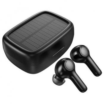 Auriculares TWS Choetech BH-T09 con Carga Solar - Negros