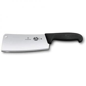 Cuchillo Picador de Cocina Victorinox Fibrox 18 cm, Hoja Extra Afilada, Acero Inoxidable, Antideslizante, Swiss Made