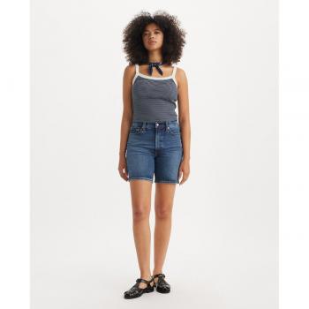 Levi's Women's Ribcage High-Waisted Denim Bermuda Shorts