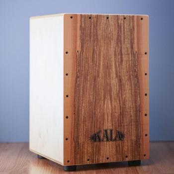 Kala KP-CAJON-SPMAPLE Exotic Spalted Maple Cajon Drum