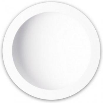 Foco empotrable Cabrera blanco mate 1 bombilla 6,3cm, Downlight led Empotrable 30cm Redondo 30W, 4000K, 2600lm, Matt White, Driver Incluido