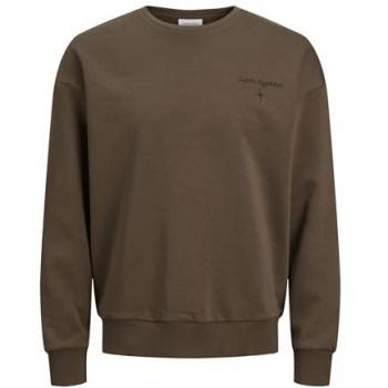 Sudadera Jack & Jones 'Mystic' Marrón Relaxed Fit para Hombre - Talla L