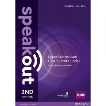 Speakout Upper Intermediate 2nd Edition Flexi Students' Book 1 with MyEnglishLab Pack: Vol. 1