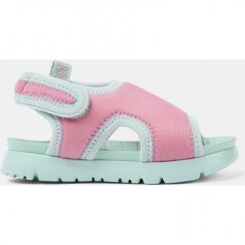 Sandalias cerradas de neopreno para niños Camper Olas FW rosa verde turquesa con cierre adherente, talla 21
