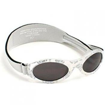 Baby Banz - Gafas de sol Ovaladas para niños, color Plateado