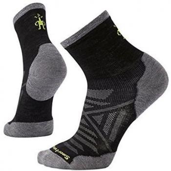 Smartwool Calcetines para hombre Phd Run Cold Weather Mid Crew, Hombre, SW0013680011002, negro, medium