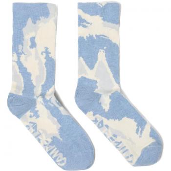 CAMPERLAB Unisex Cotton Socks - Blue, Size S