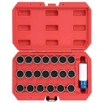 vidaXL - Herramienta para candado de Llantas de 21 Piezas. Llave antirrobo para Ruedas