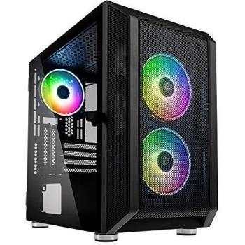 Kolink Citadel Mesh Negro con Iluminación RGB y Panel Lateral de Cristal Templado