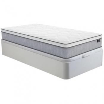 Conjunto de somier blanco con cajón + colchón de muelles ensacados 90 x 190 cm - SERENITE de YSMÉE