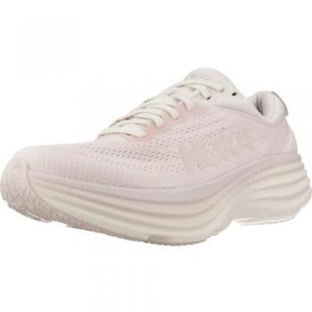 HOKA Women's Bondi 8 Road Running Shoes in Cosmic Pearl, Size 38 (US 6.5)