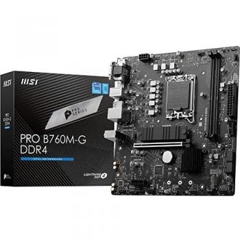 MSI PRO B760M-G DDR4 LGA 1700 Intel B760 Micro ATX Motherboard